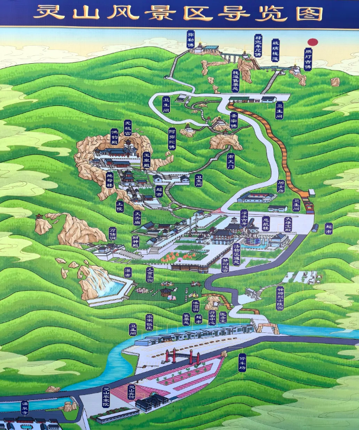 灵山不仅是登山健身的好地方,还是赏景,放松心情的完美选择