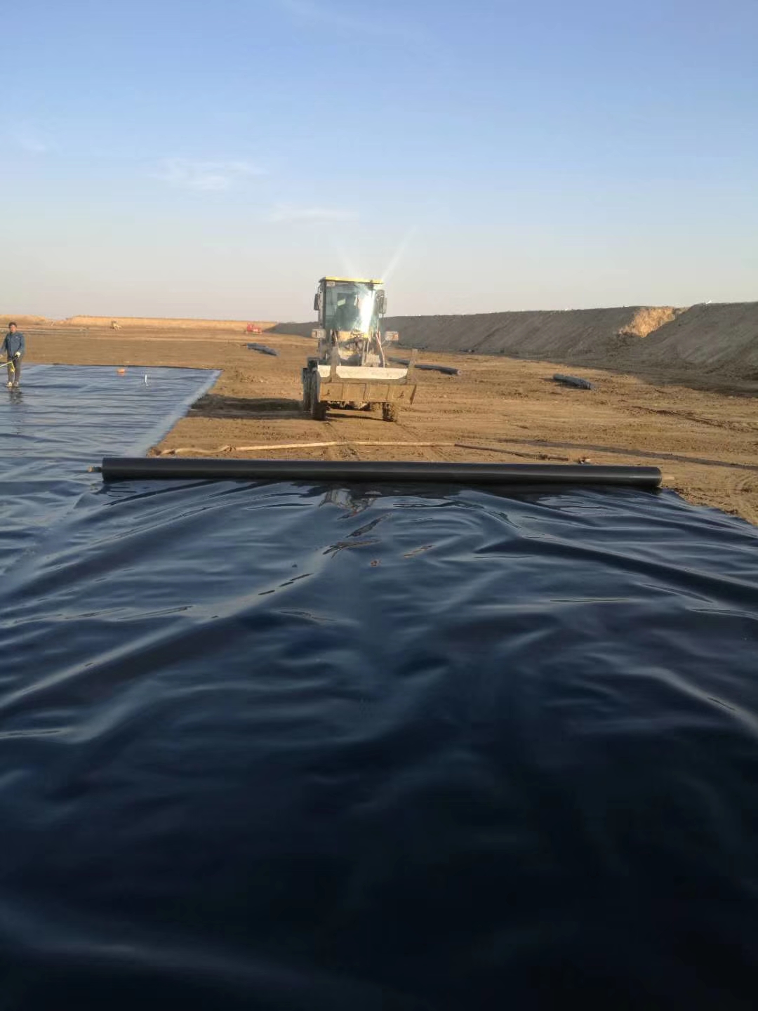 防渗膜防渗水库放水涵防渗hdpe防水膜pe防渗膜铺设水土保持防渗膜铺设