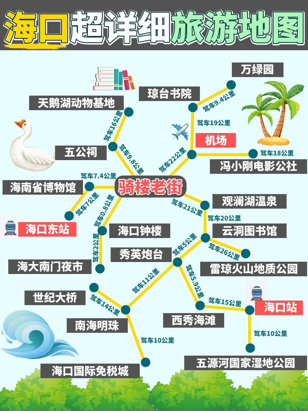 海口环球100地图图片