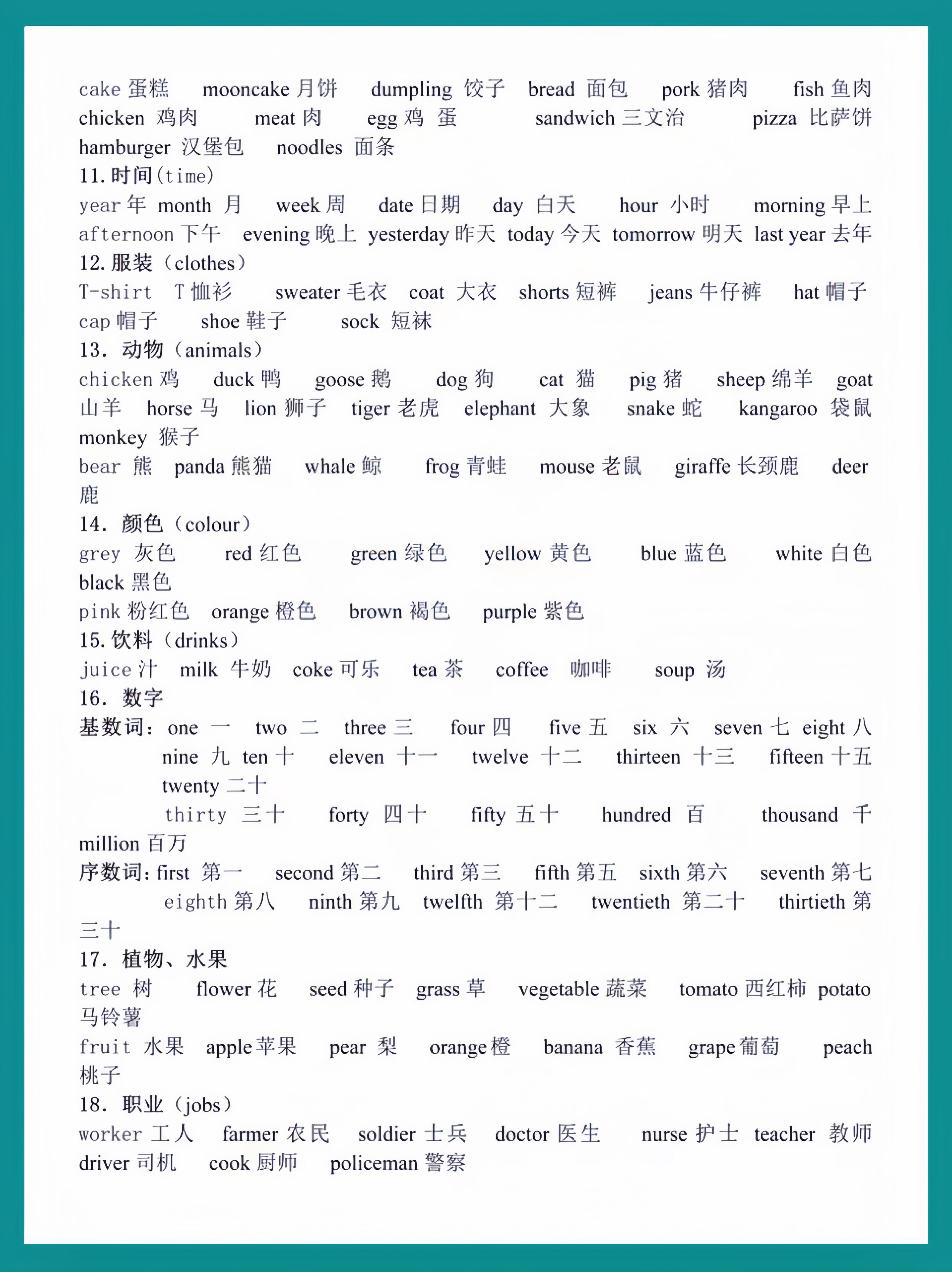 小升初期末冲刺模板（英语）的简单介绍