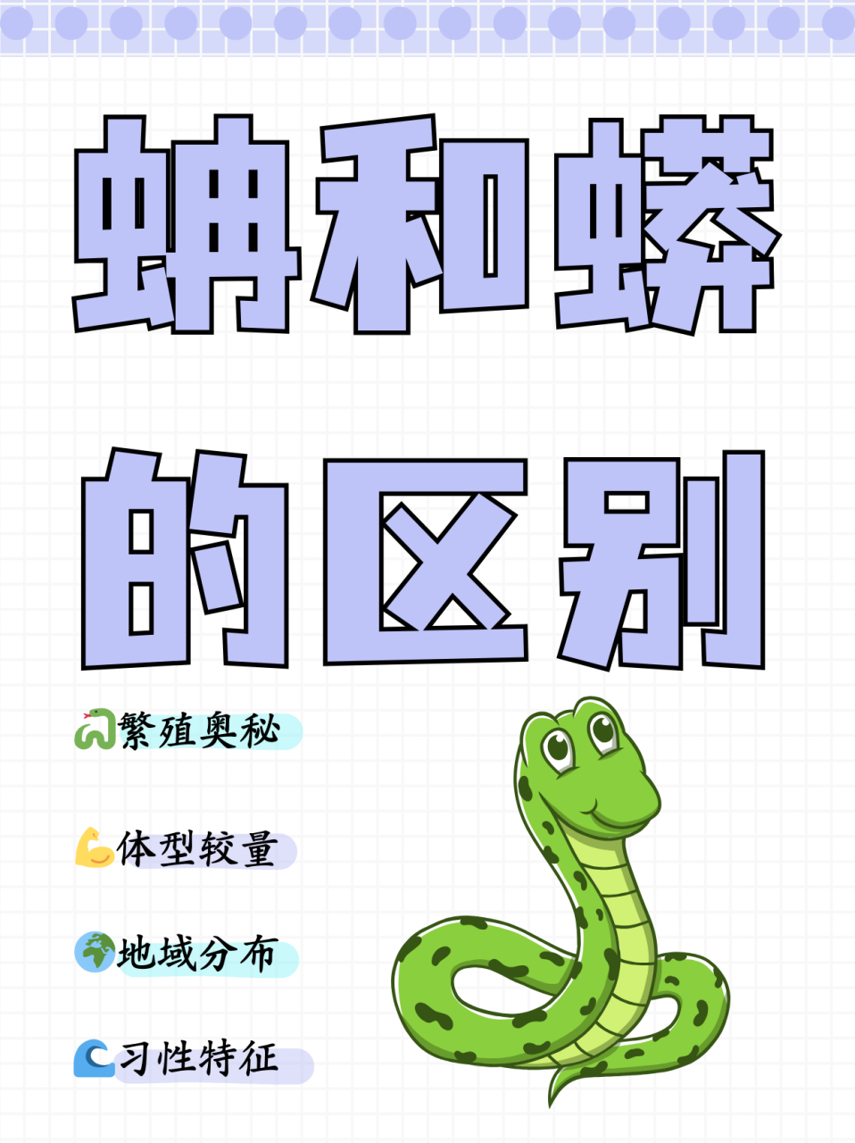 蚺和蟒的区别  从繁殖方式上来看,蚺属于卵胎生,也就是说,蚺的受精卵