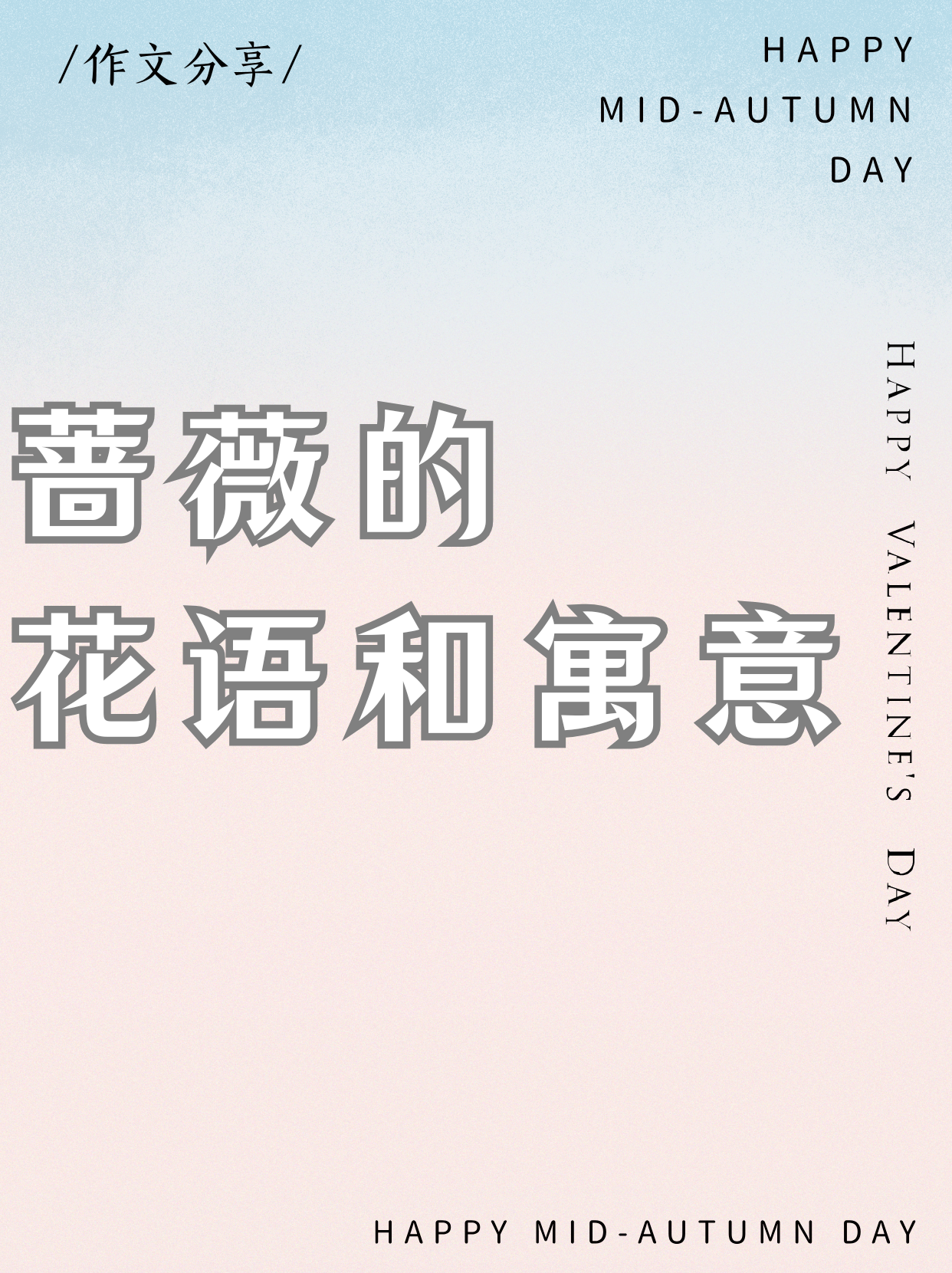 粉色蔷薇:纯真甜美的爱