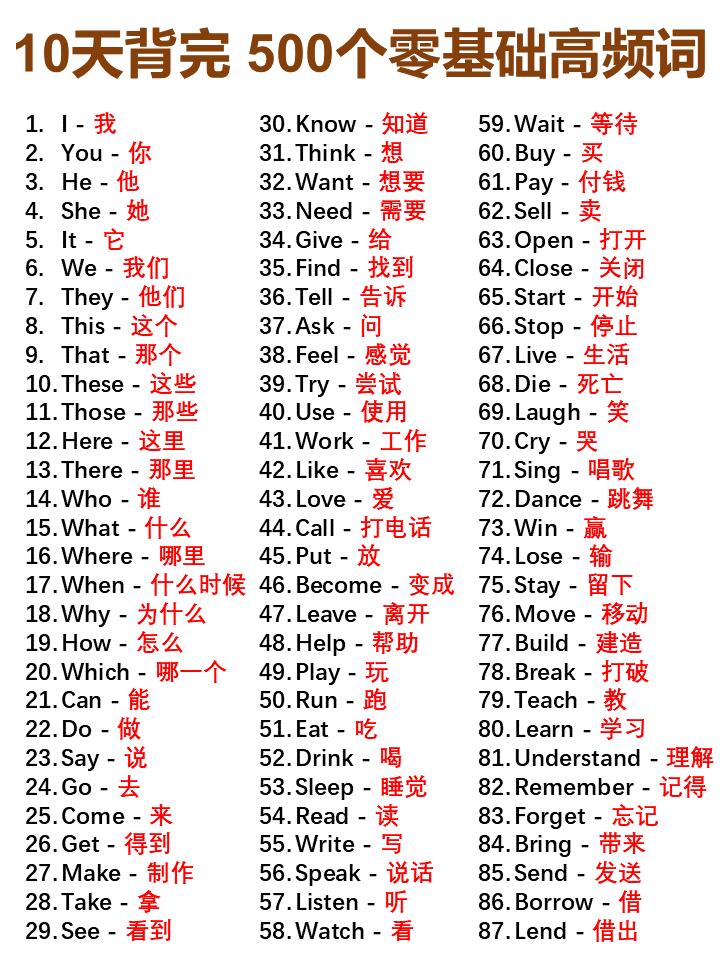 词汇量暴增!10天背完!