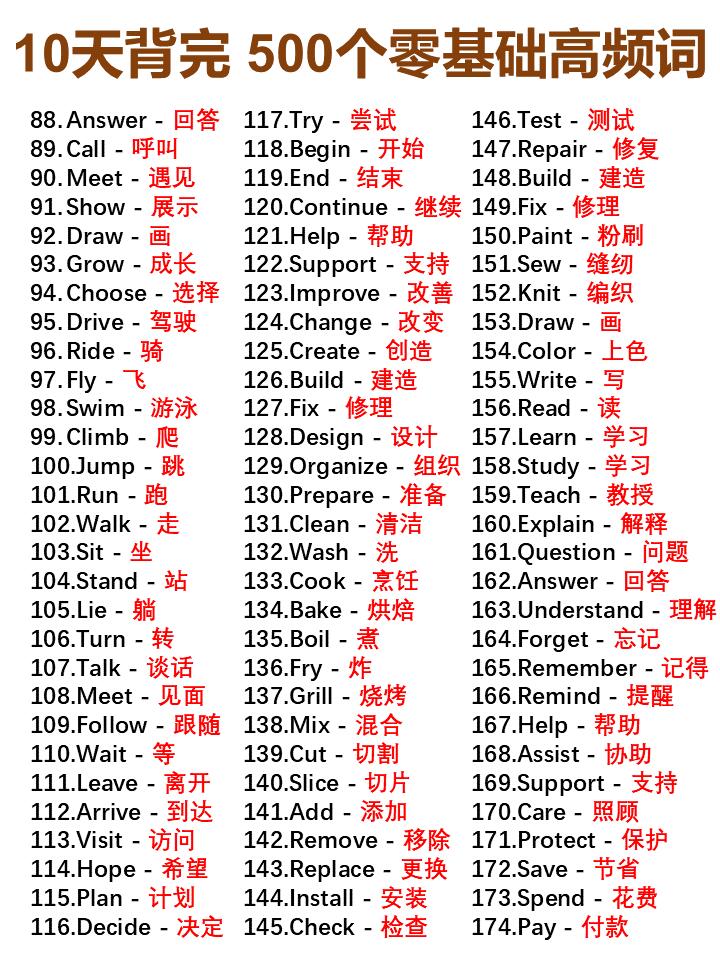 词汇量暴增!10天背完!