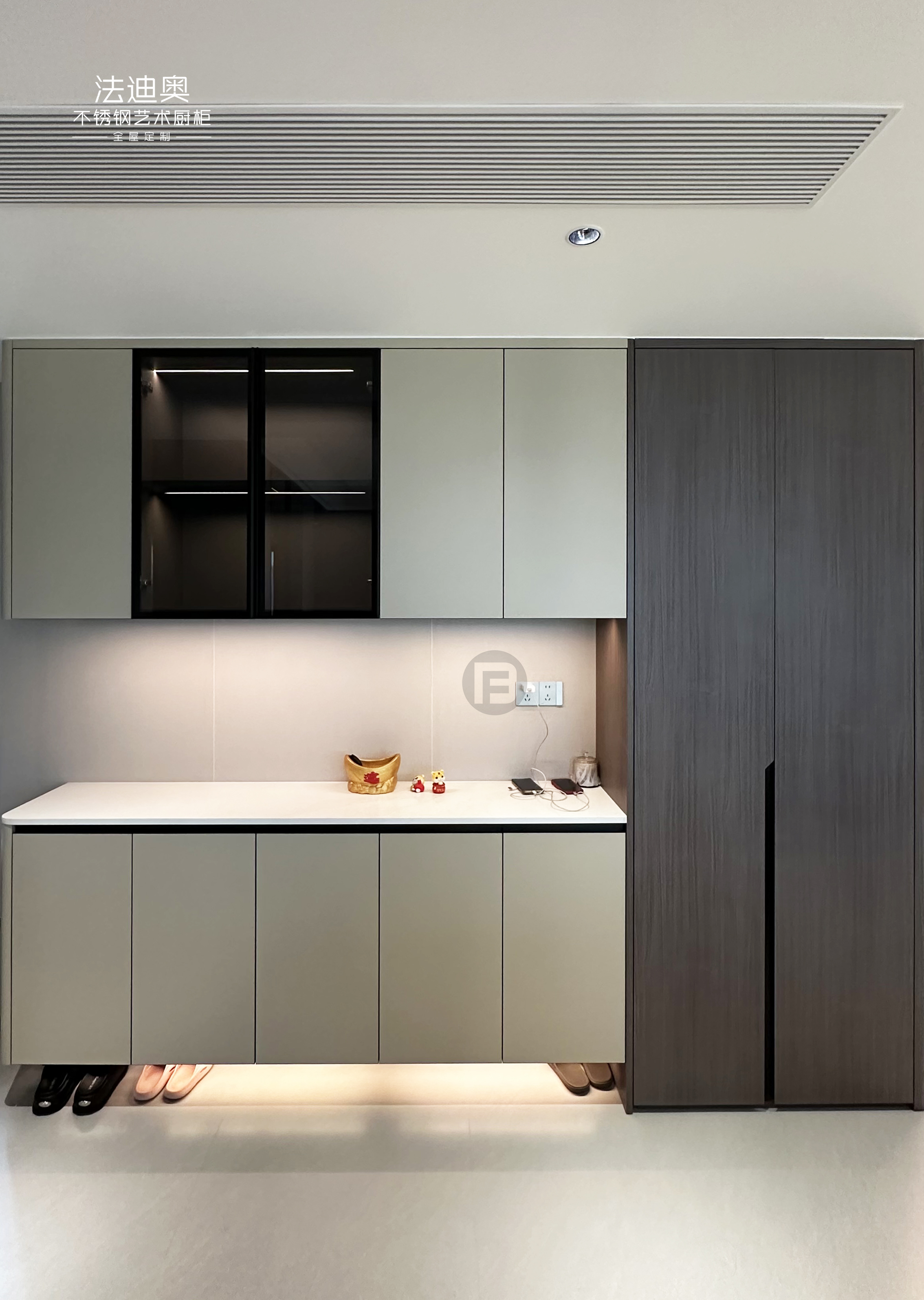 到顶式高柜 吊柜地柜组合 深