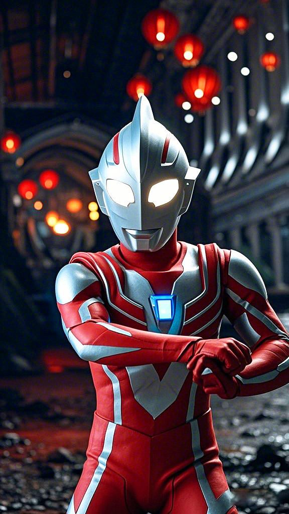 不再是地球的守护神,而是成为了月球的卫士,奥特曼在灰蒙蒙的太空中