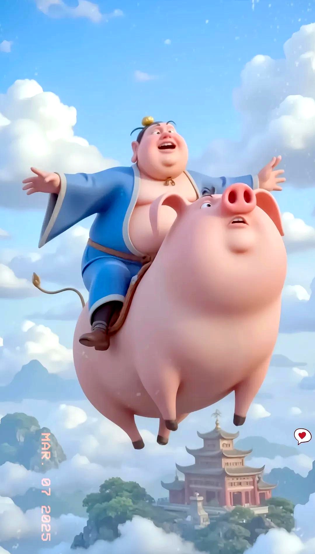 太乙真人的坐骑,是猪?没错,就是猪!