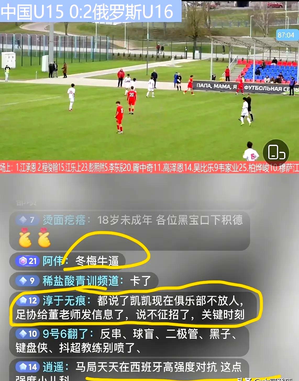 中国足球的青训总在希望与失望间反复横跳