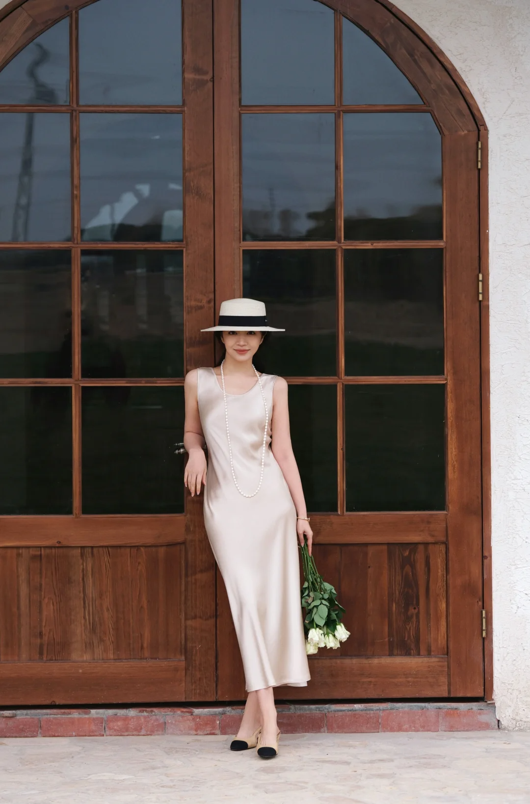 看三木博主与母亲的穿搭,简直是大地色系搭配的教科书!