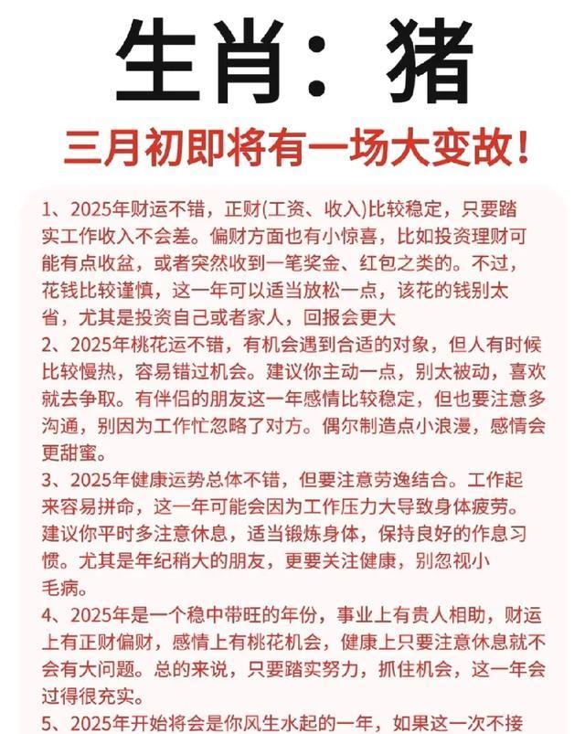 明年财运生肖猪运势如何(明年属猪的好不好)