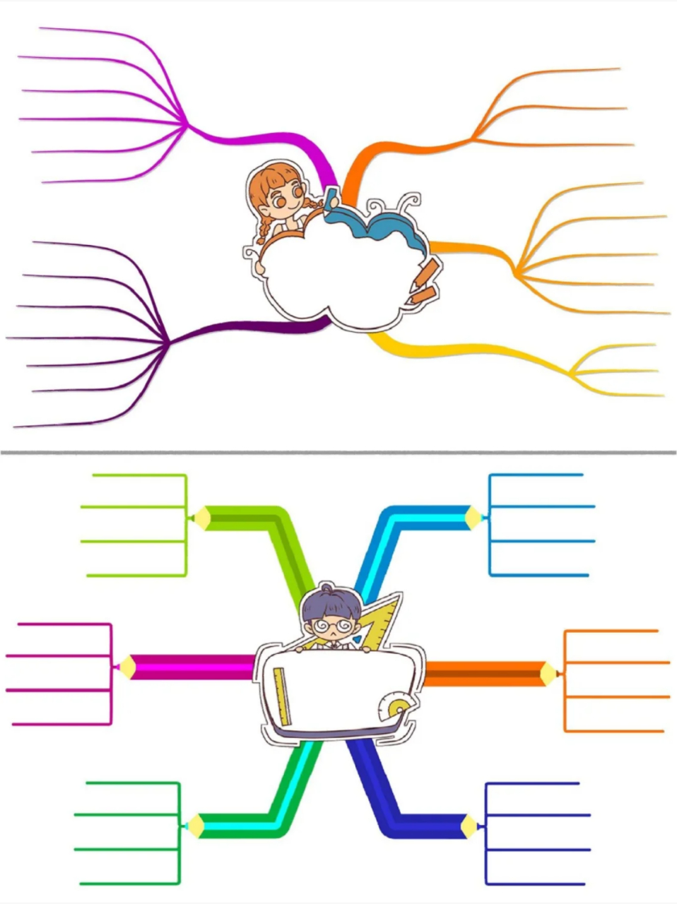 思维导图画有创意图片