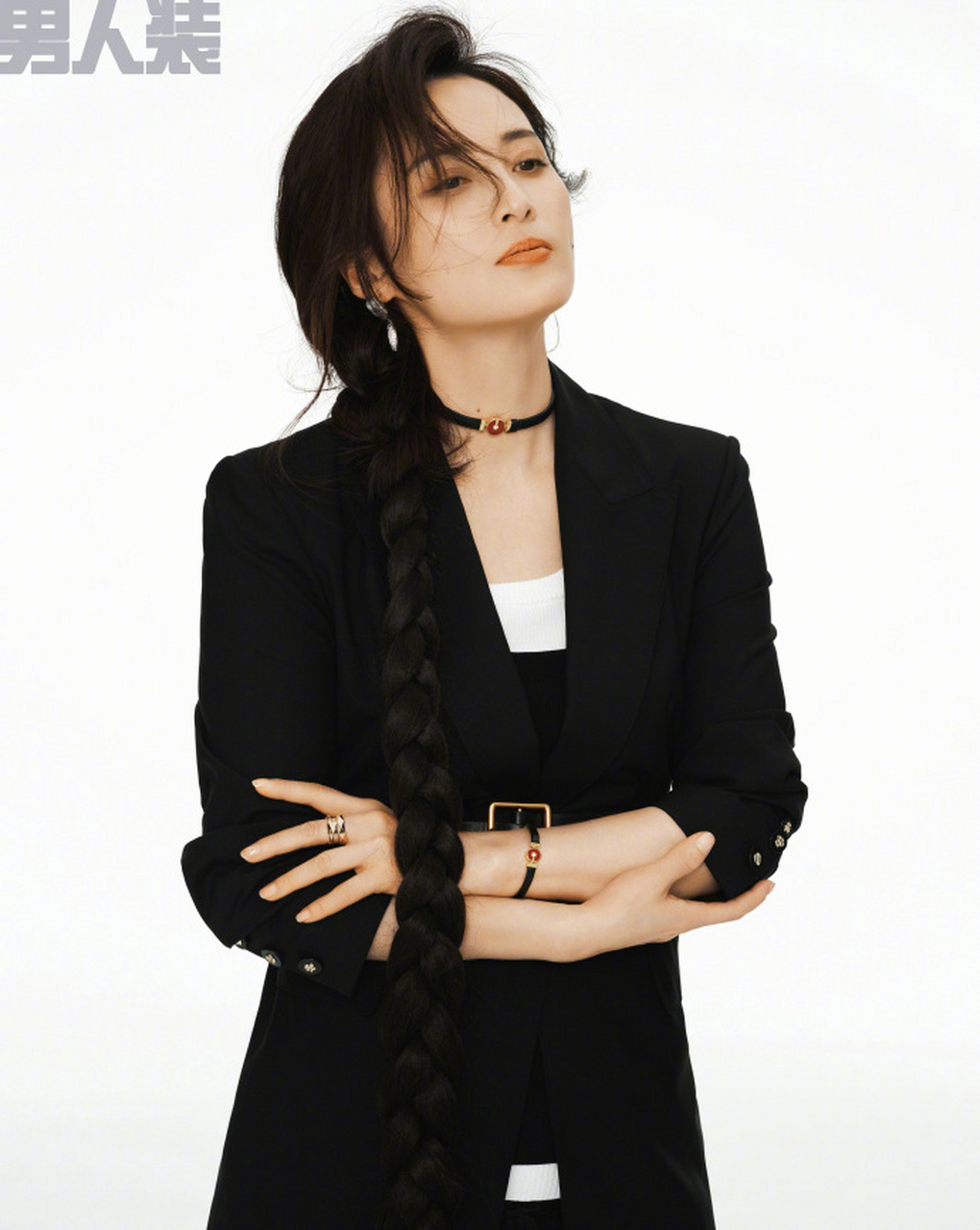 蒋勤勤《男人装》最新时尚大片