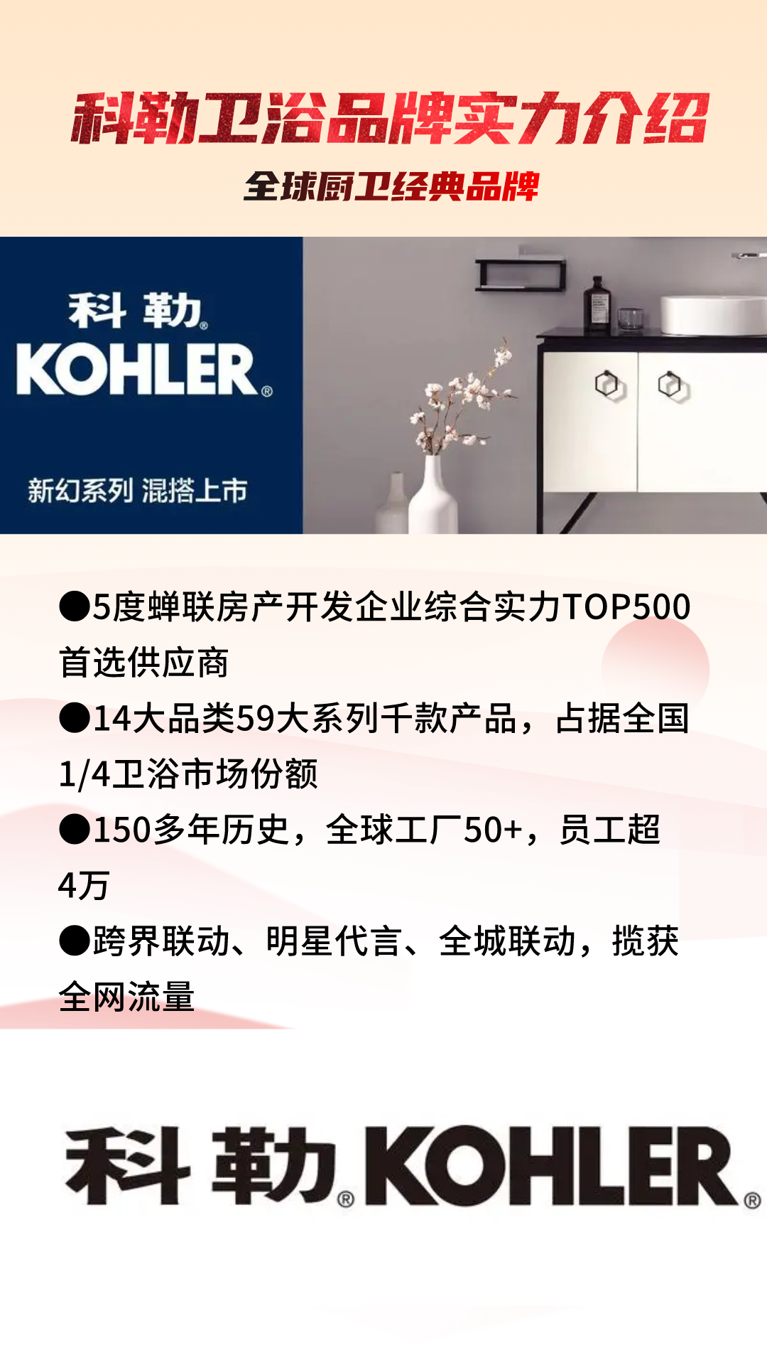 科勒卫浴一直在发展: ●1995年,科勒正式进军中国市场 ●1999年,科勒