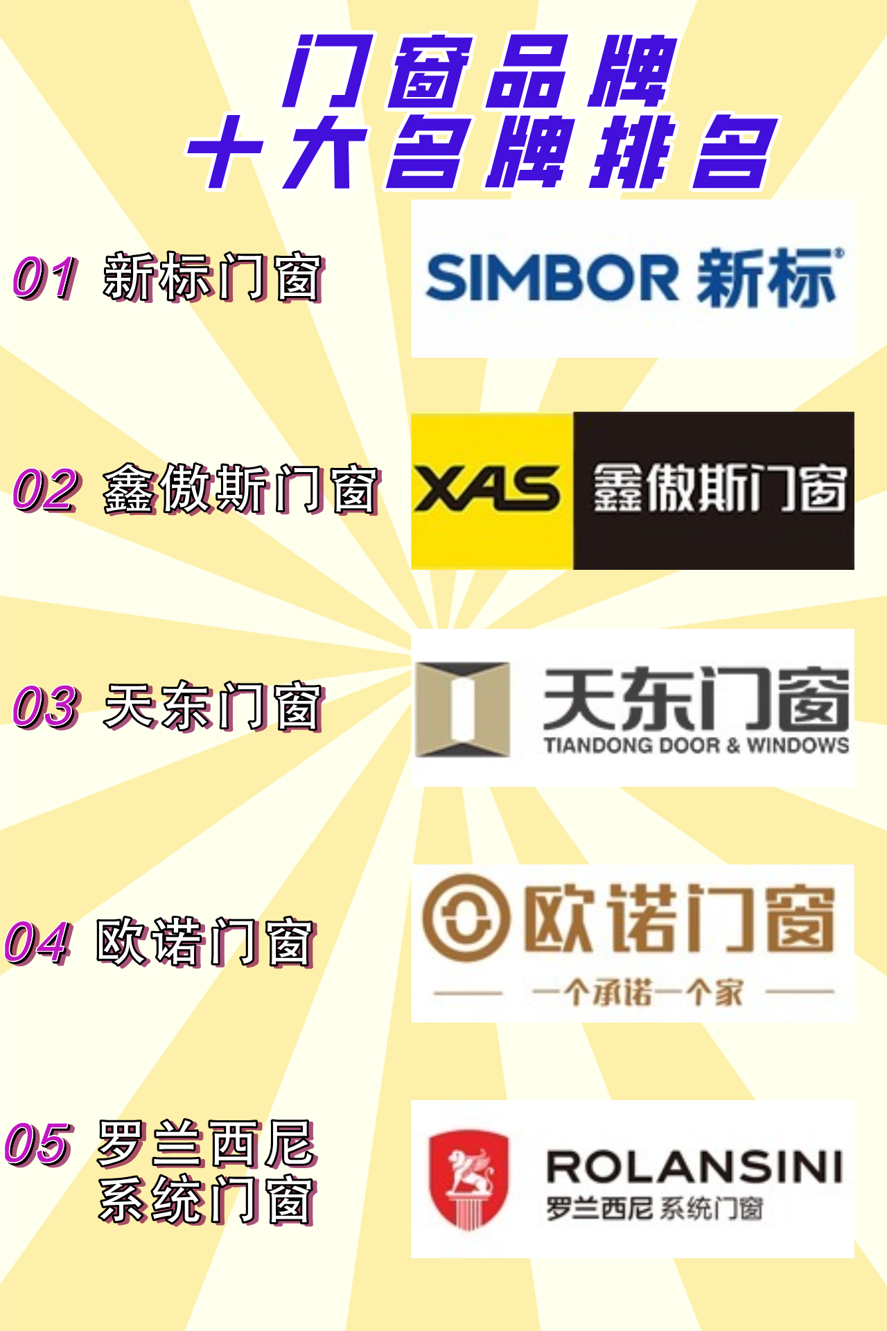 新标门窗,鑫傲斯门窗,天东门窗,欧诺门窗,罗兰西尼