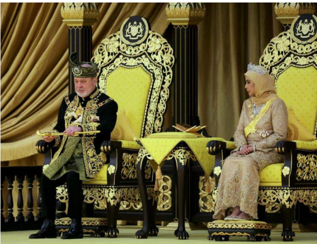 2024年7月20日,马来西亚第17任最高元首易卜拉欣在首都吉隆坡的国家