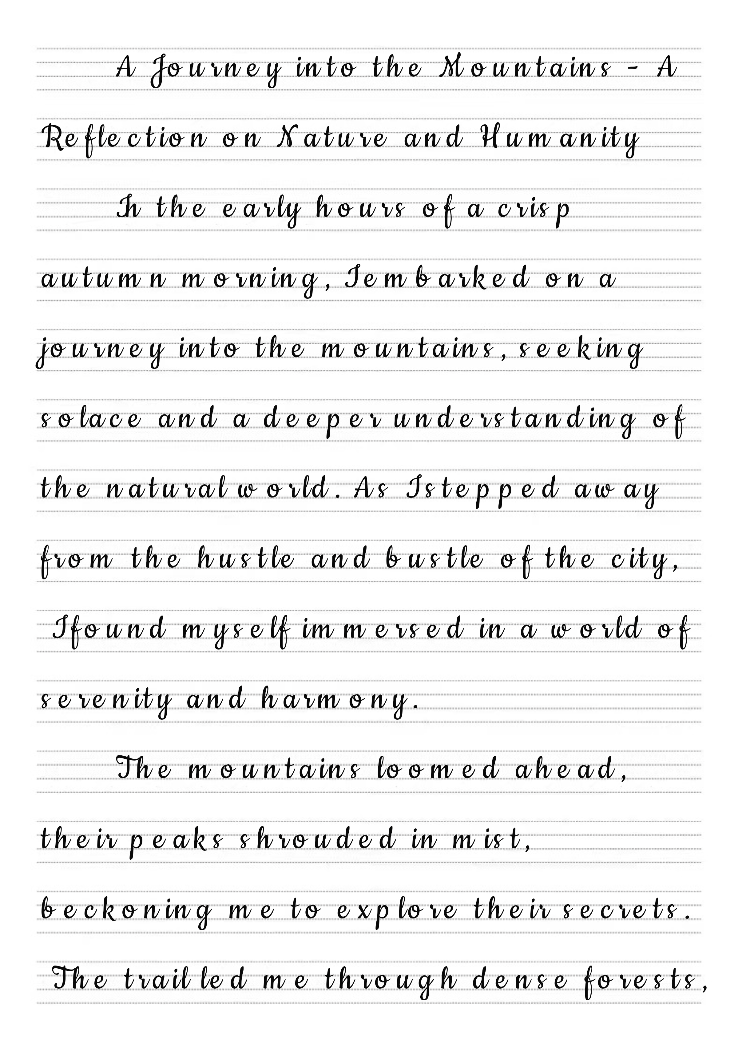 英语作文万能模板