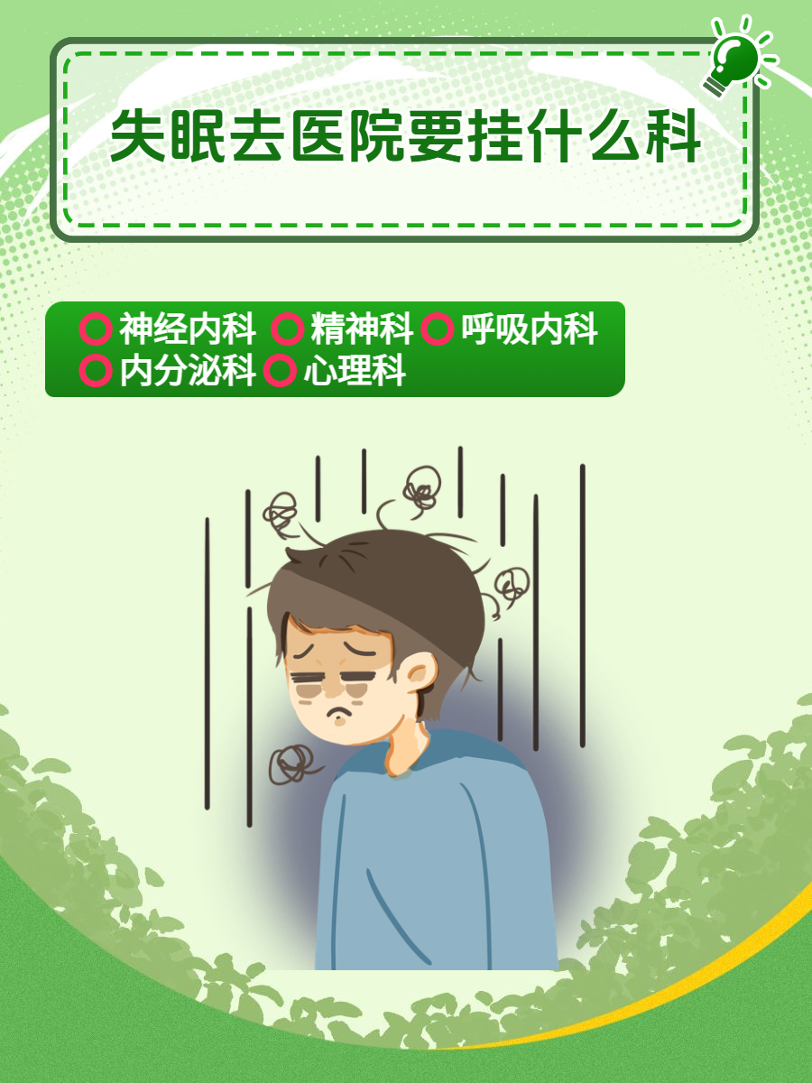 失眠去医院要挂什么科?