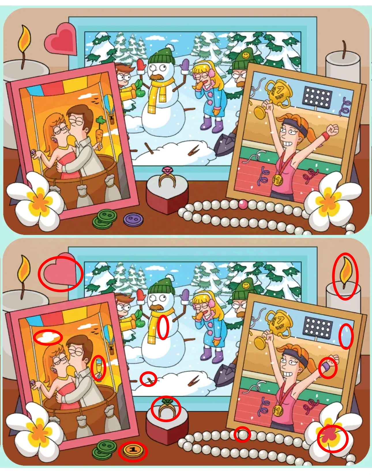 考眼力#找不同#每个时代都有属于自己的叛逆,找找不同之处 集中注意