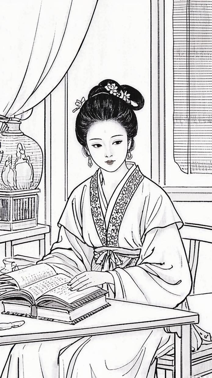 李清照怎么画漂亮又简单