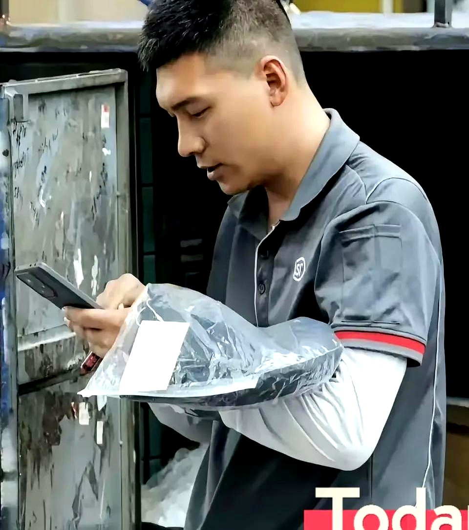 家人们,我遇到一位身高1米88的顺丰快递小哥!