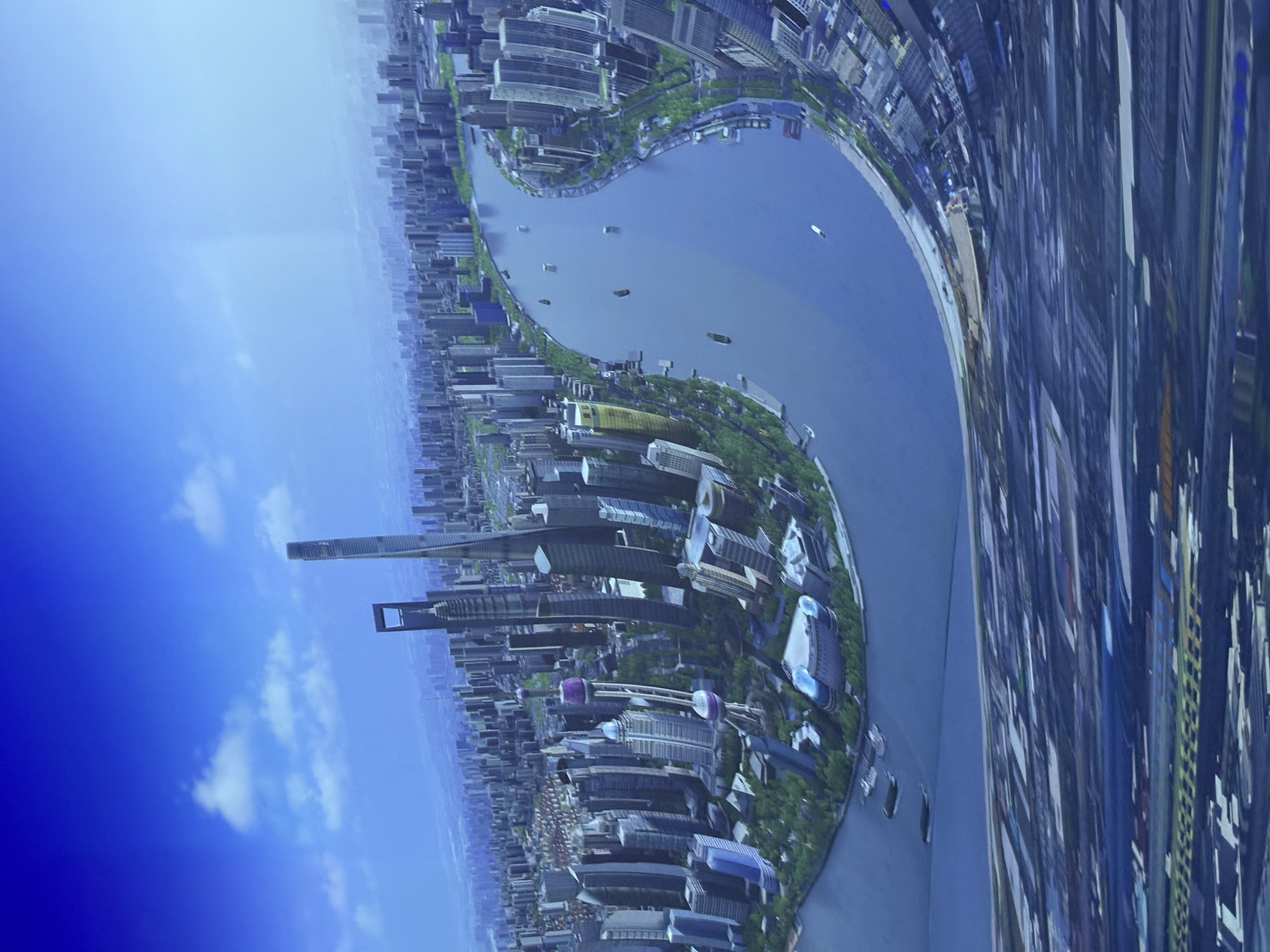 参观上海城市规划城市馆会对上