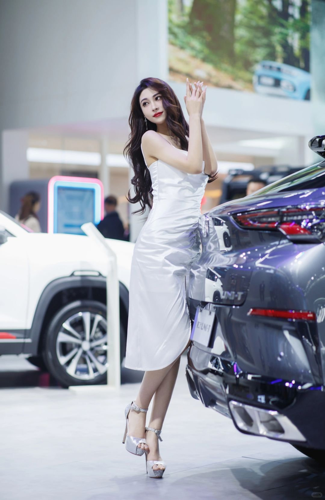 车模心夏琅 车模小姐姐车展美女2020南宁车展车模南宁市美女广西