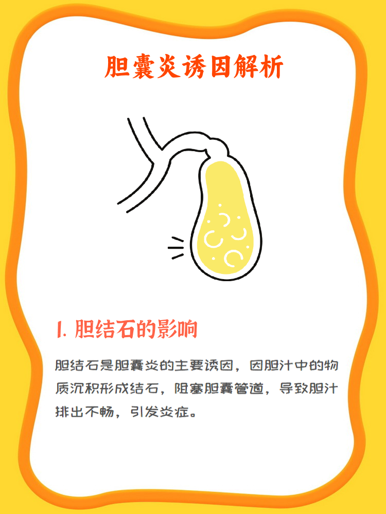 胆囊炎是怎么引起的  胆囊炎是一种常见的消化系统疾病,主要由胆囊内