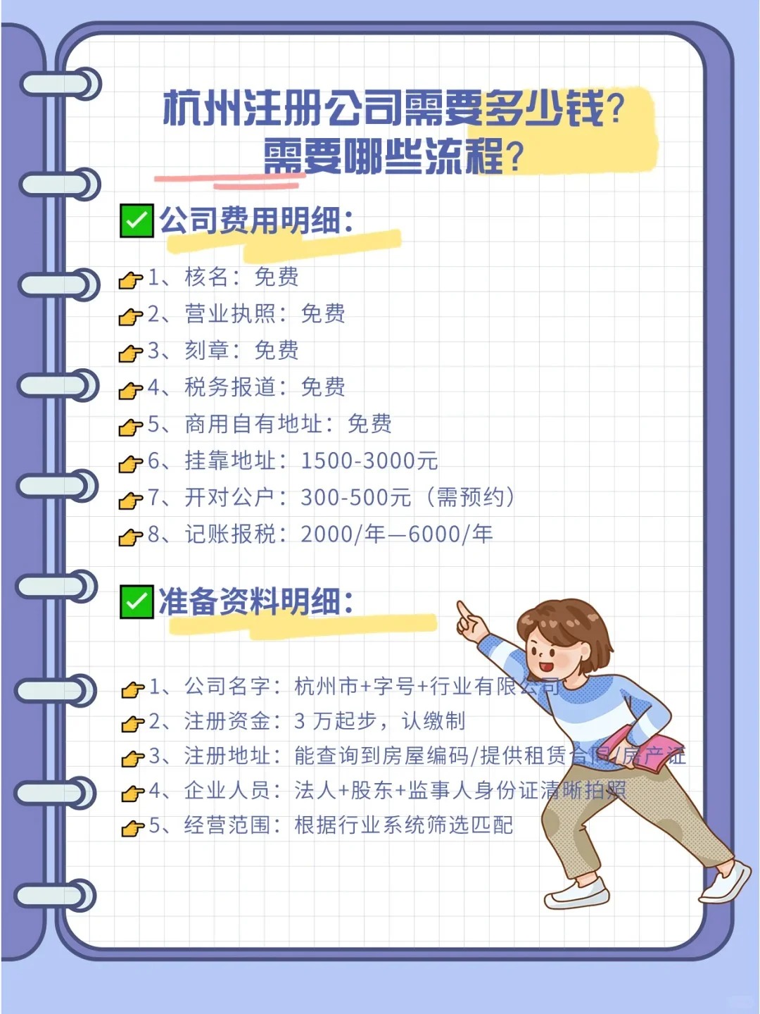 杭州注册公司需要多少钱?需要哪些流程?