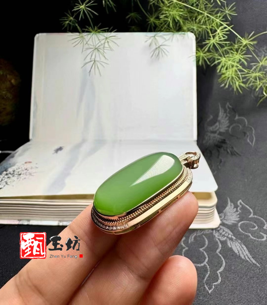 和田玉碧玉# #甄玉坊和田玉# #和田