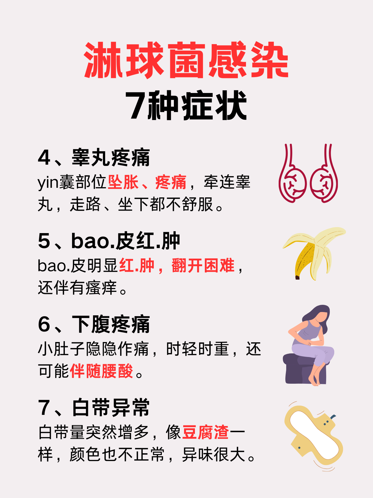 今天就来具体说说淋球菌感染的症状