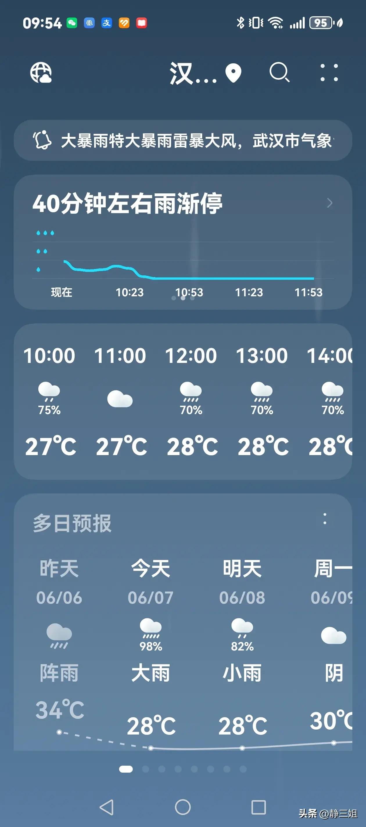 五月天气预报今日情况