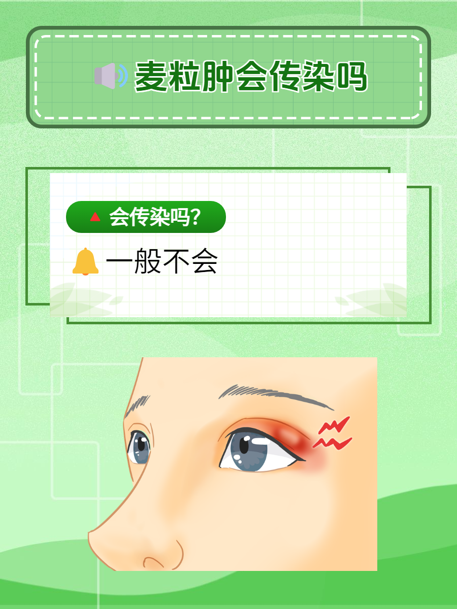 麦粒肿会传染吗?