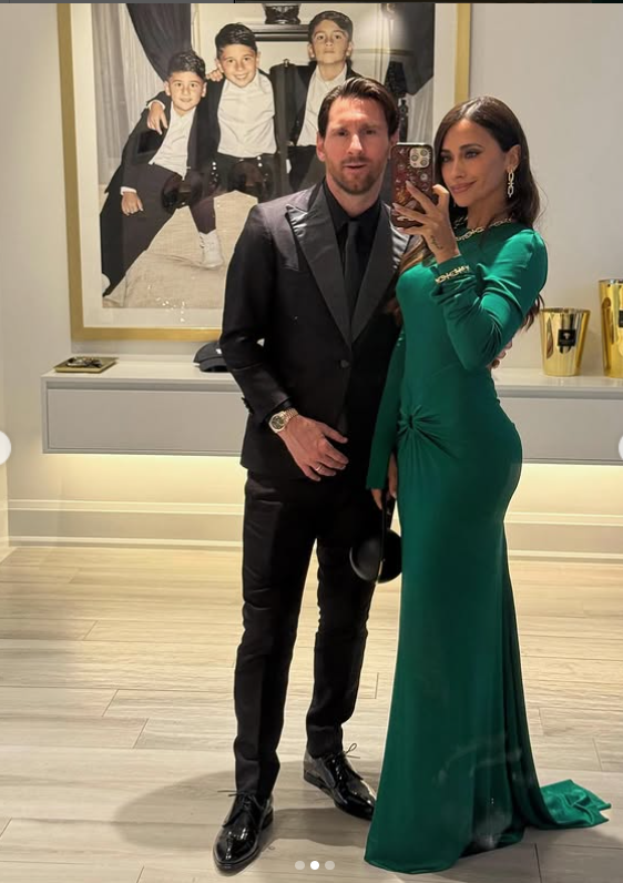 梅西与安东内拉携手亮相活动,同框画面满溢恩爱