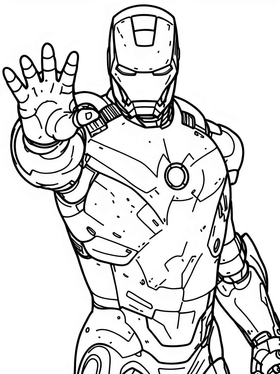 漫威人物线稿75157515拿去涂上你喜欢的颜色 给人物提取线稿