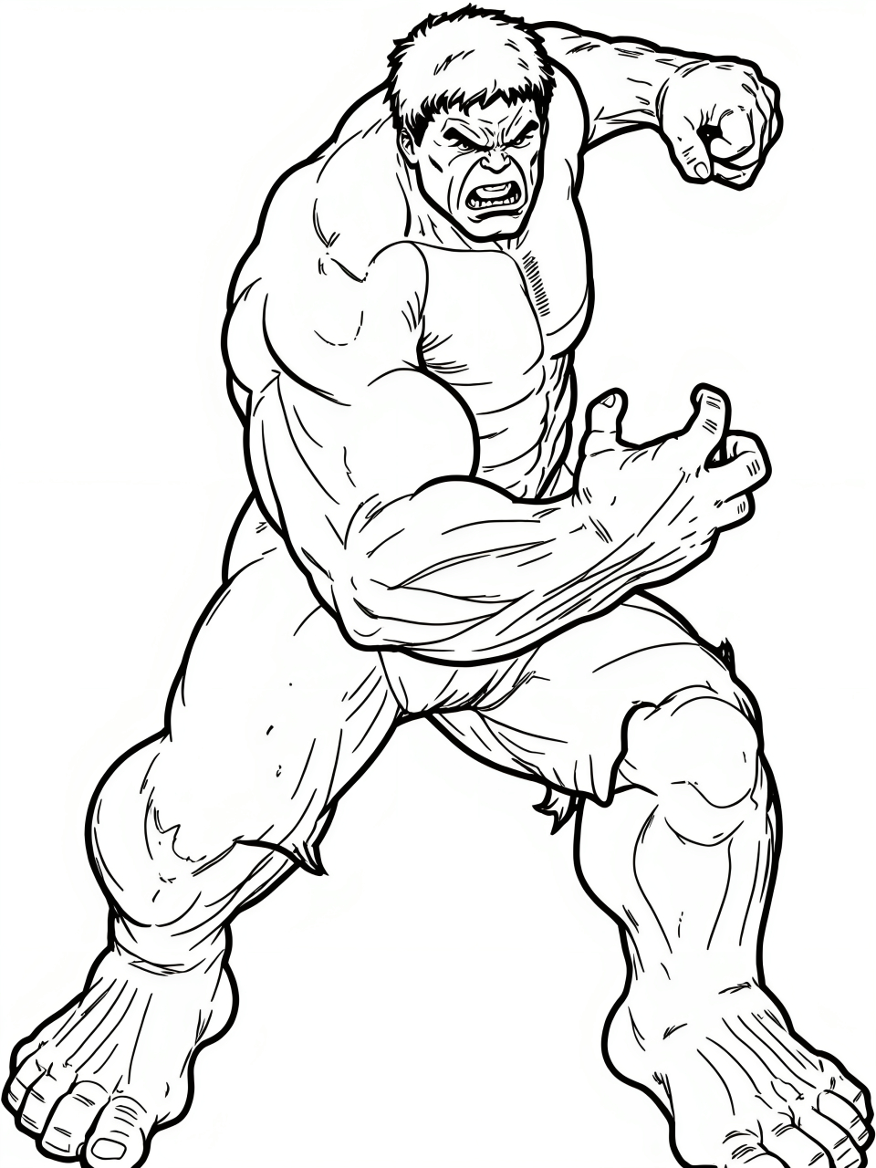 漫威人物线稿❗️❗️拿去涂上你喜欢的颜色 给人物提取线稿