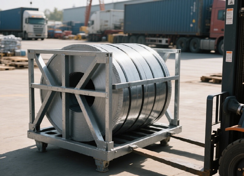 钢卷运输托盘的设计特点 高强度承载 采用优质钢材或强