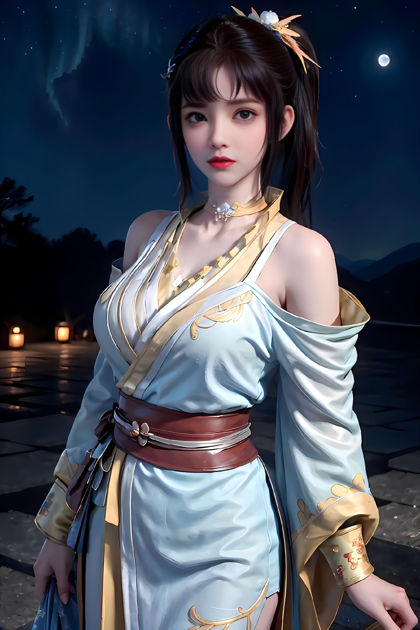 《少年歌行》国漫女神ai高清手机壁纸:一枪入逍遥,司空千落的武功境界