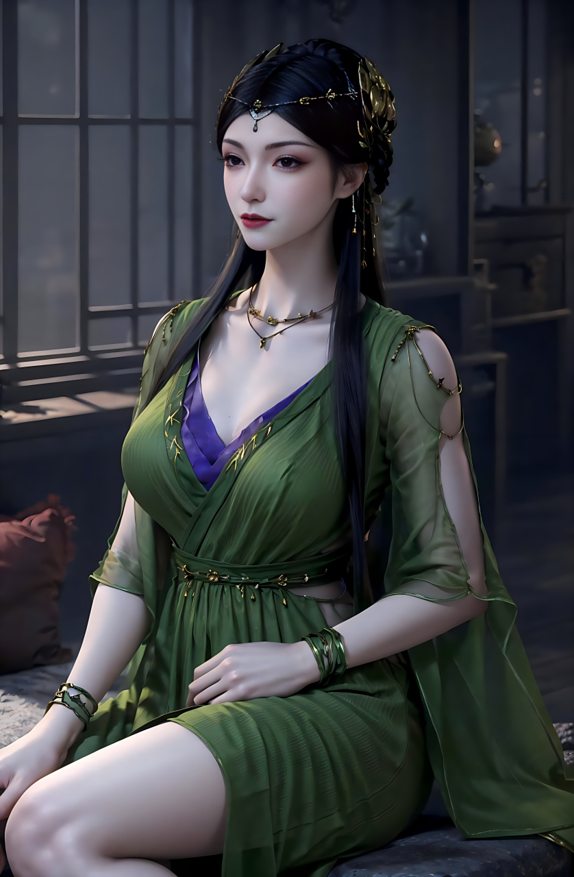 《凡人修仙传》国漫女神ai无水印手机壁纸:妙音门右使卓如婷,实力为筑