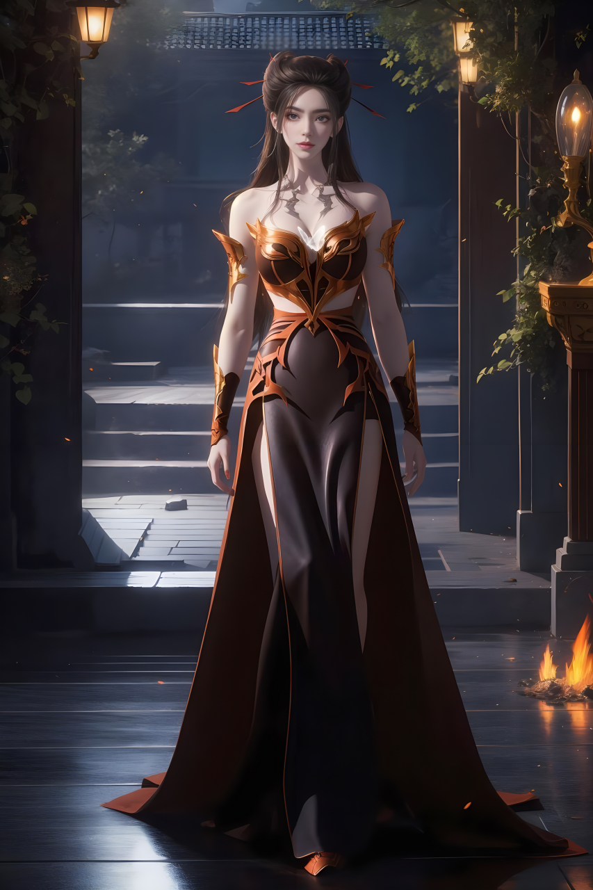 国漫女神ai超高清手机壁纸:国漫第一女神焰灵姬,今天一次看个够!