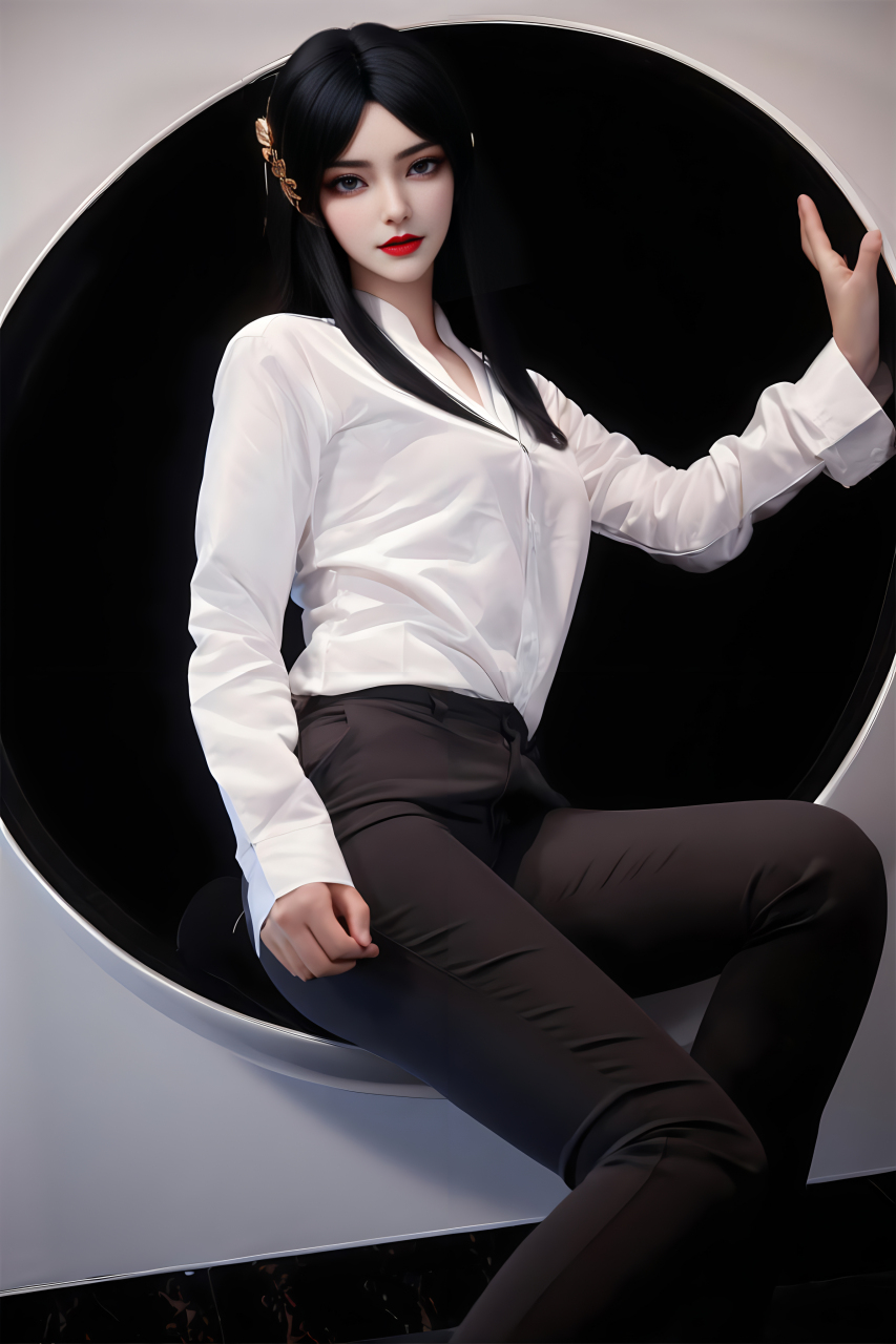 国漫女神柳菲ai手机壁纸:这是斗破苍穹里的角色,还是绝世武神呢?