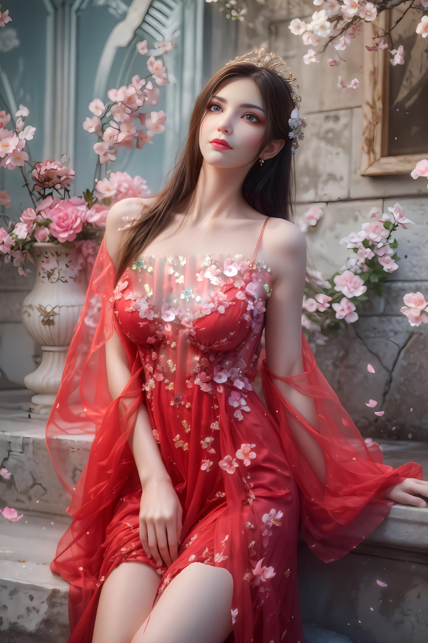 国漫女神美杜莎ai高清手机壁纸:高冷又不失傲娇,典型的女王人物!