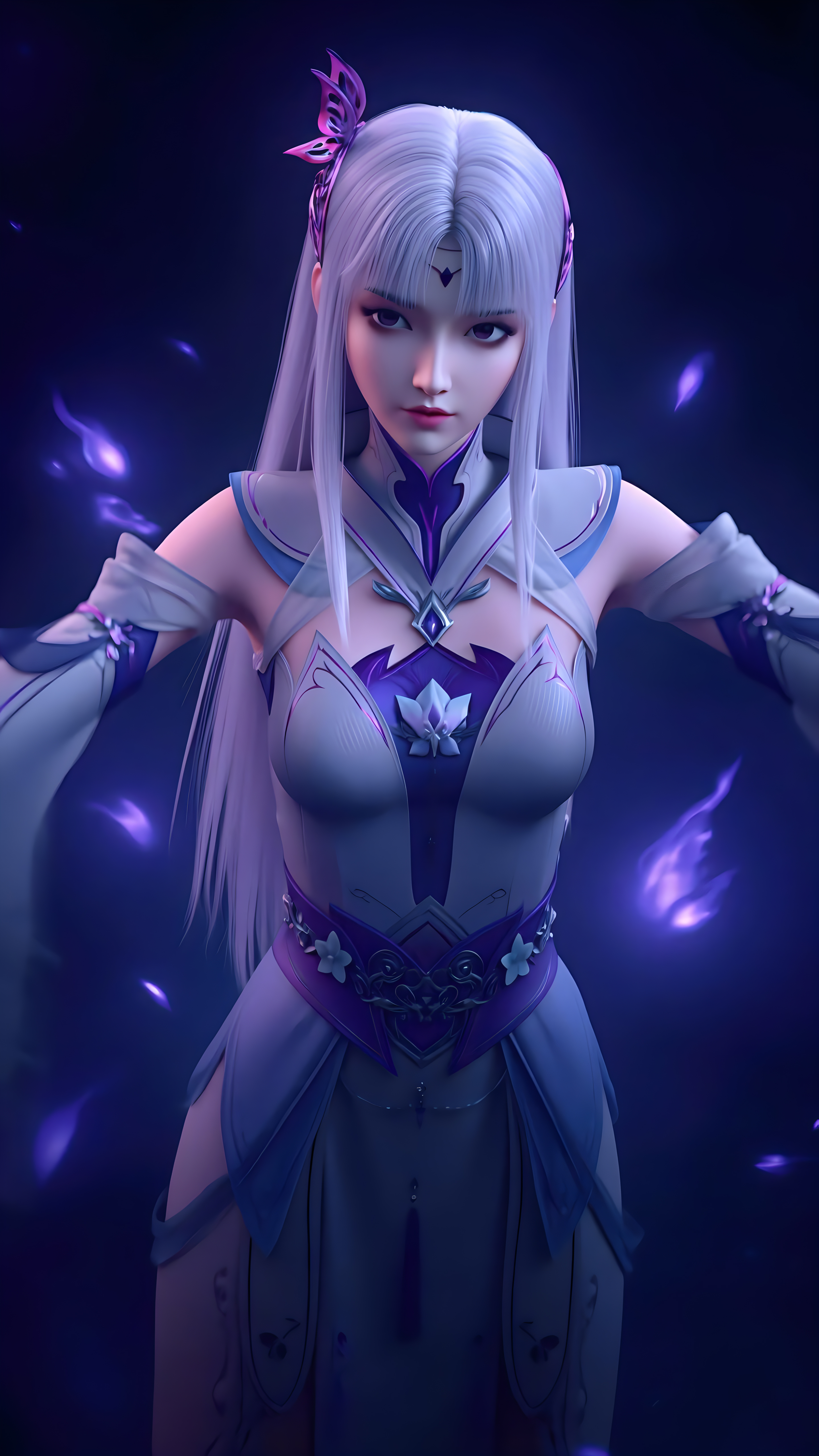 斗破苍穹国漫女神ai超美手机壁纸:一路默默无闻付出的小医仙!