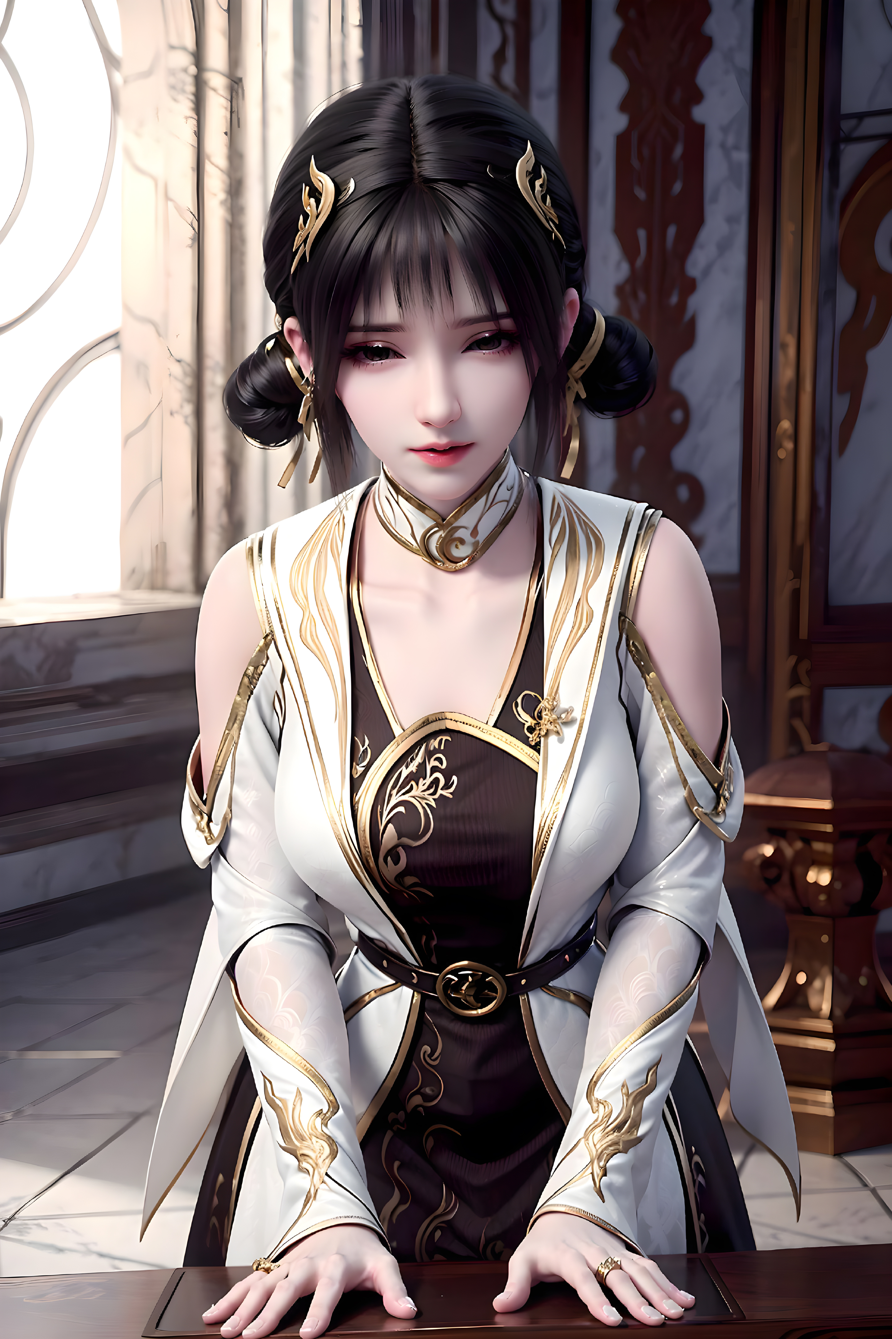 国漫女神|《斗破苍穹》丹晨ai高清手机壁纸:是丹塔五大家族之首的丹家