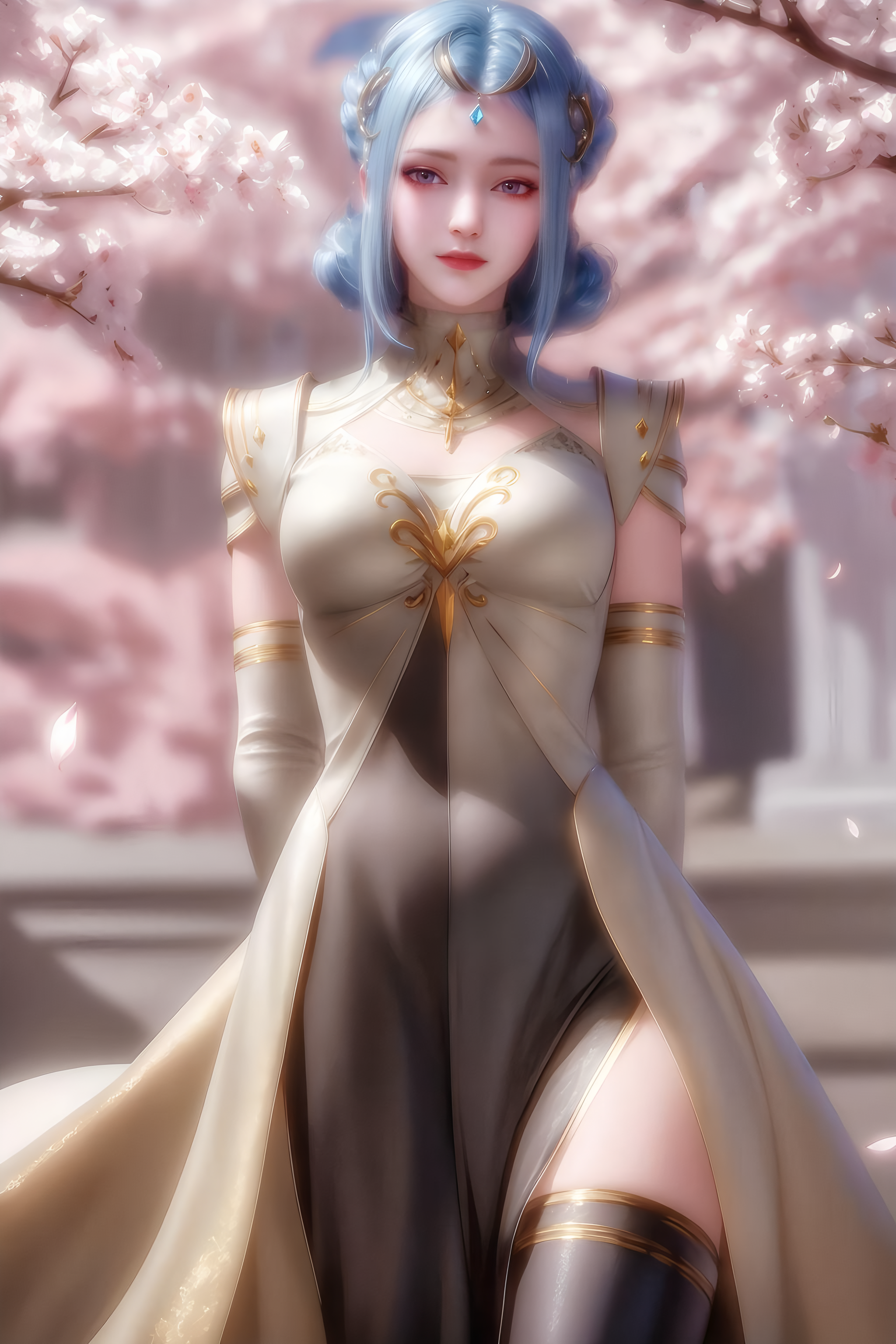 斗罗大陆唐月华超美壁纸:气质不凡,装饰华贵但不妖娆!