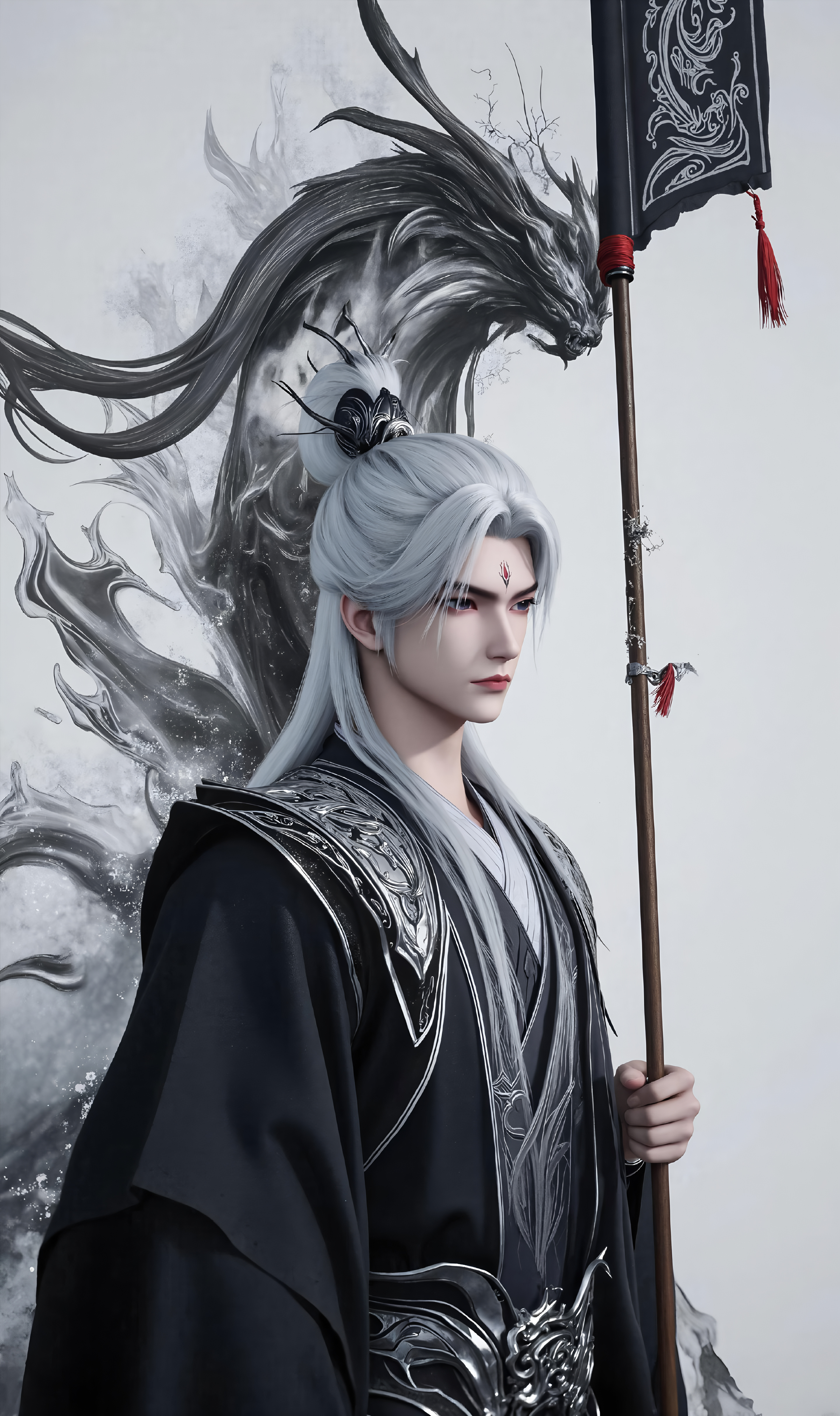 国漫男神ai高清手机壁纸分享:王林的美貌,仙逆的荣耀!