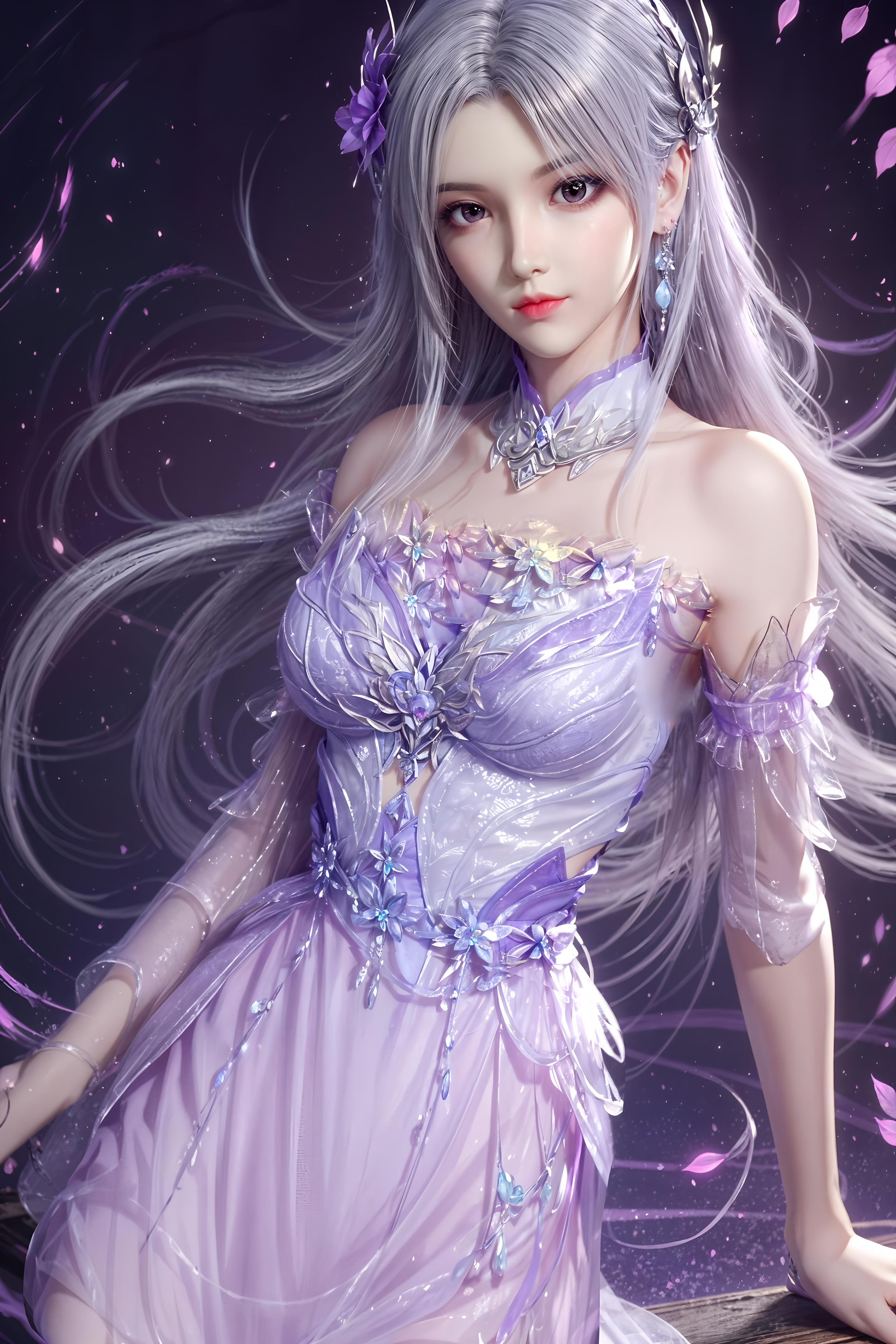 《斗破苍穹》小医仙高清手机壁纸:国漫女神的美丽瞬间!