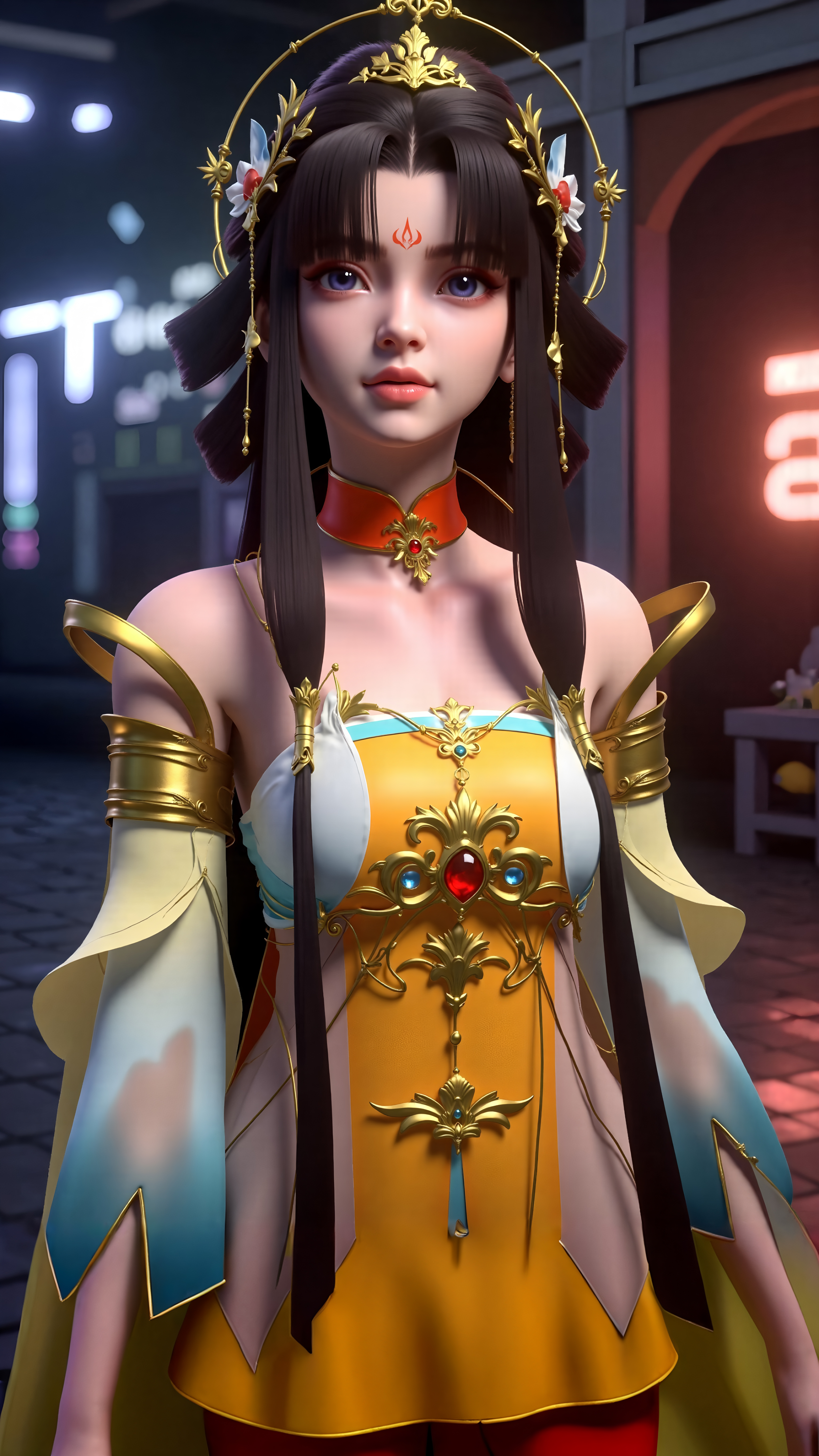 国漫女神4k超高清壁纸分享:《绝世战魂》妙妙公主,遗失药园的公主!