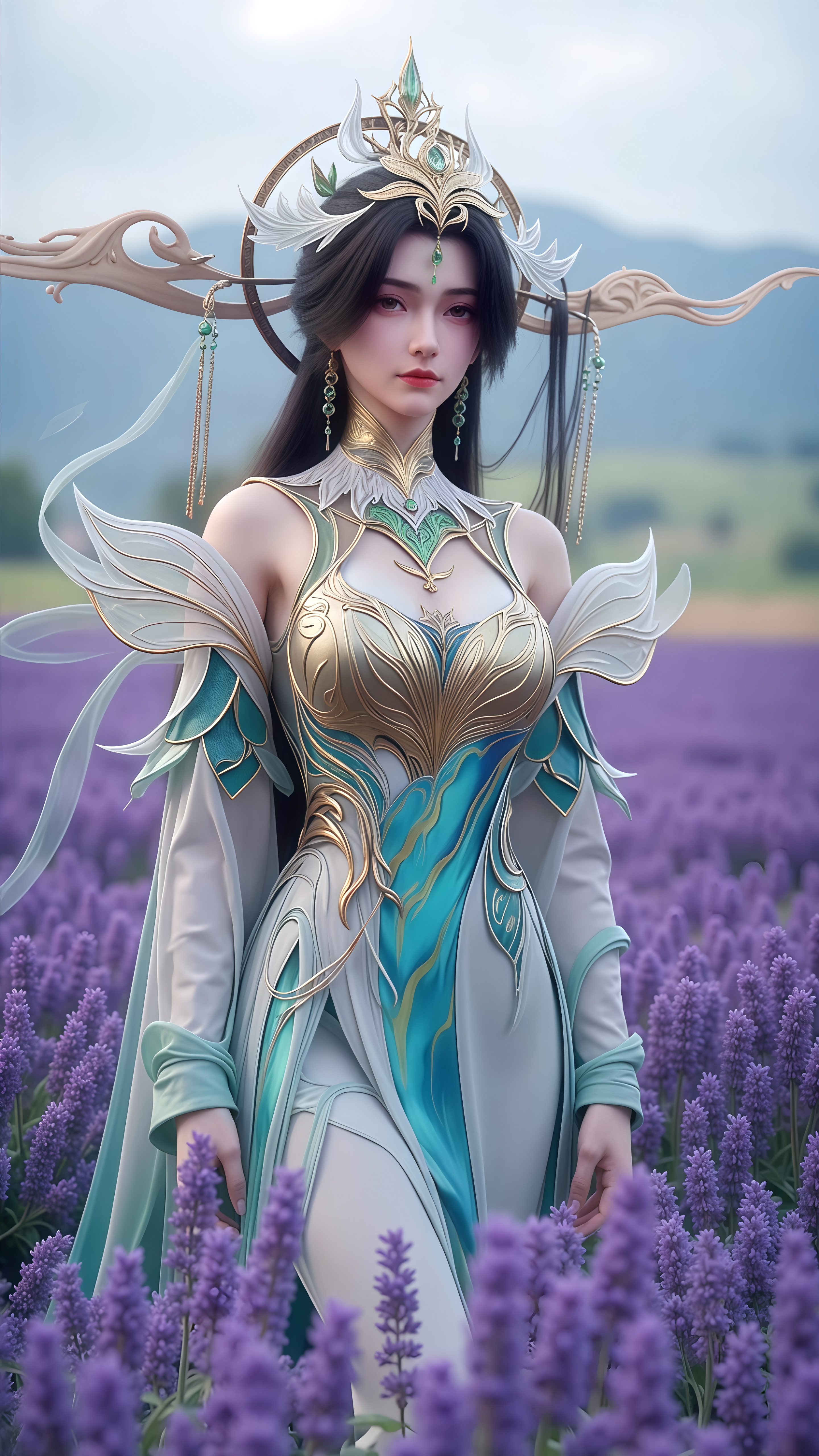 国漫女神4k超高清壁纸:《完美世界》柳神,远古仙王巨头!