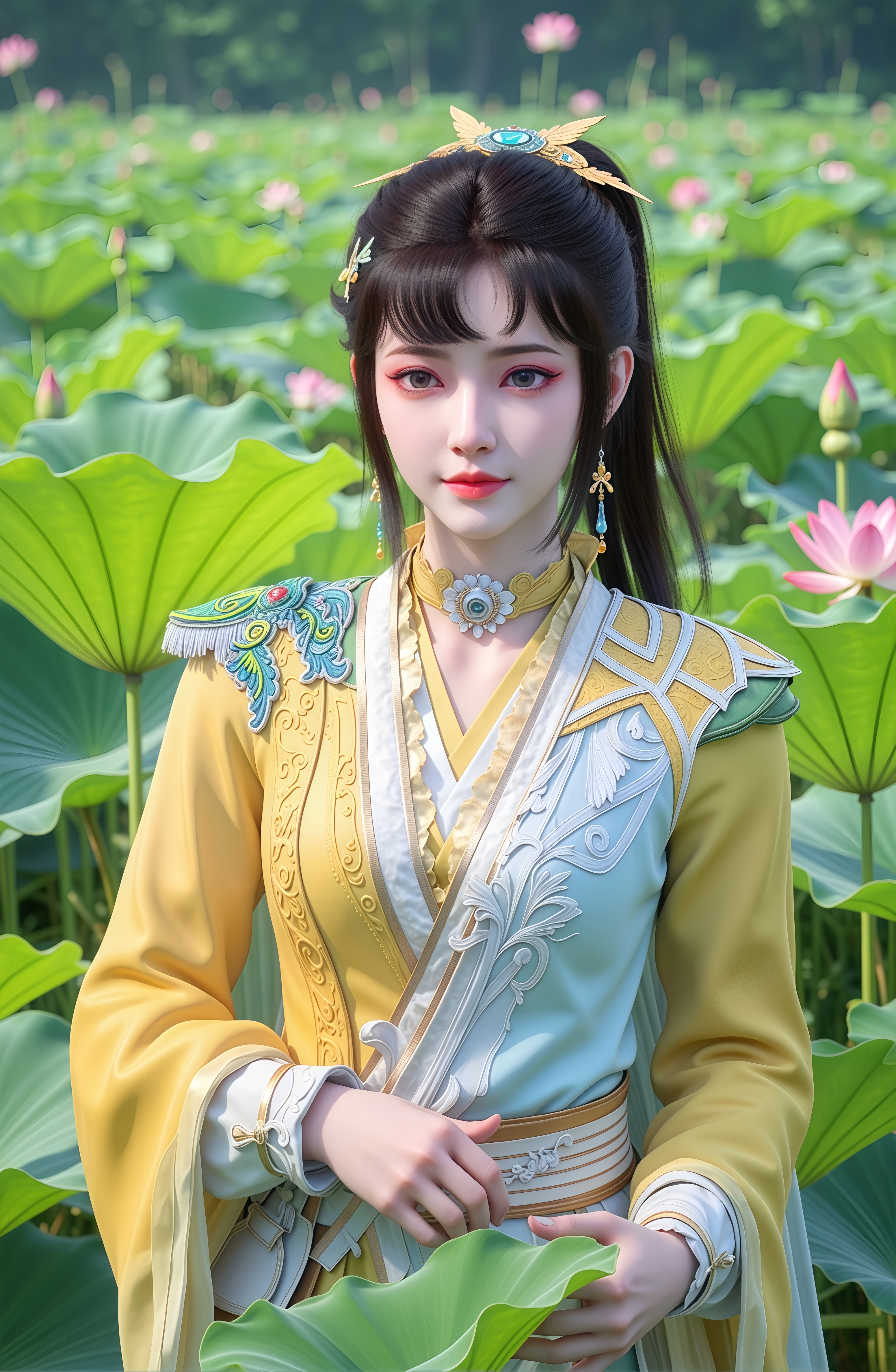 国漫女神|《少年歌行》司空千落ai美图,"枪仙之女"的江湖侠气!