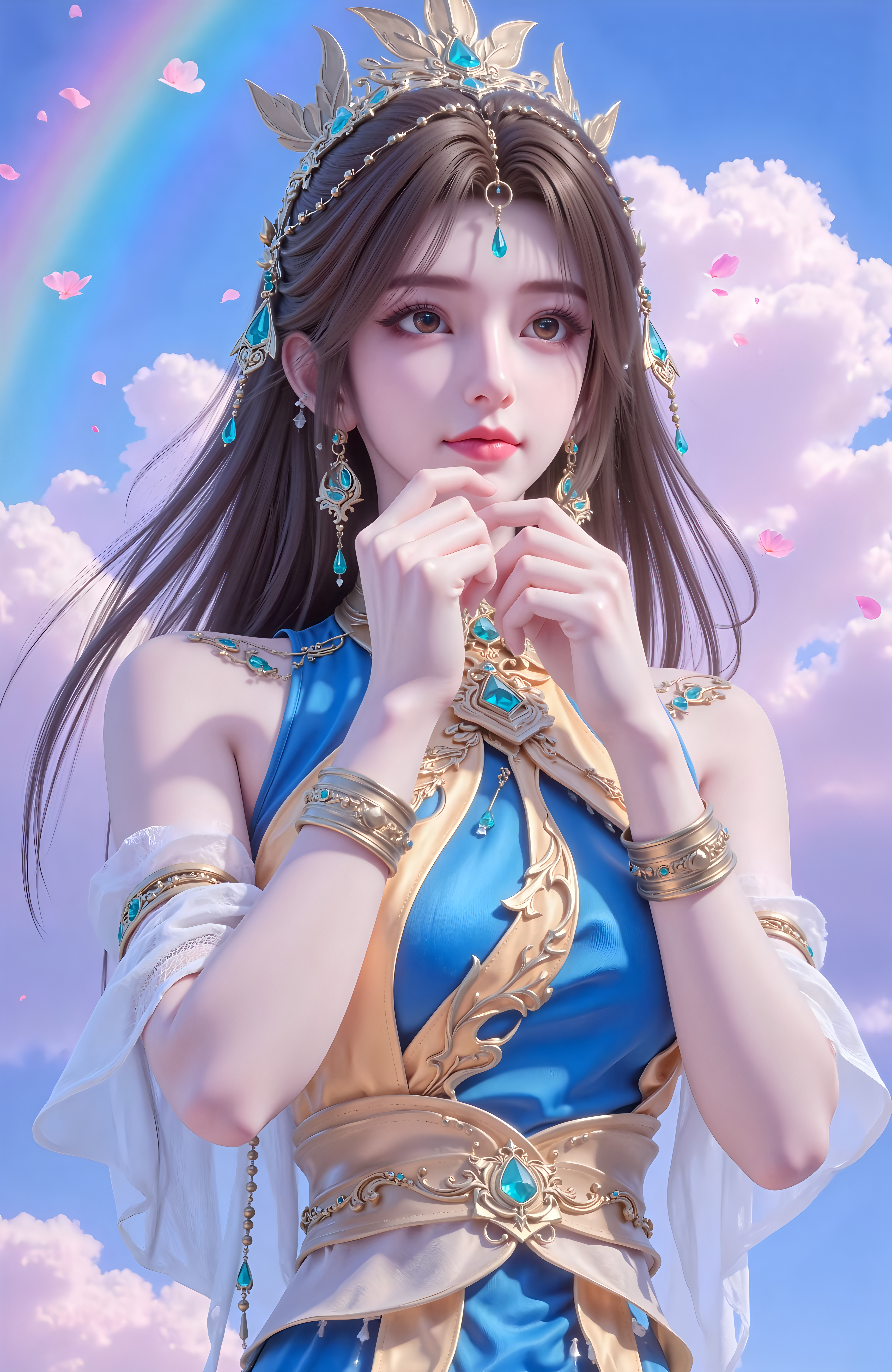 完美世界凰女,8k超清壁纸,仙古再现!